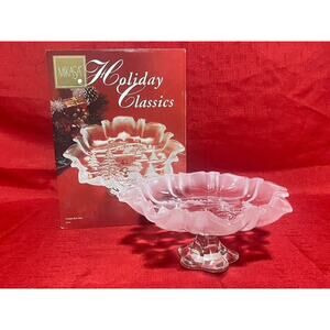 Mikasa Holiday Classics Footed Bon Bon Dish 8.75" Made in Germany